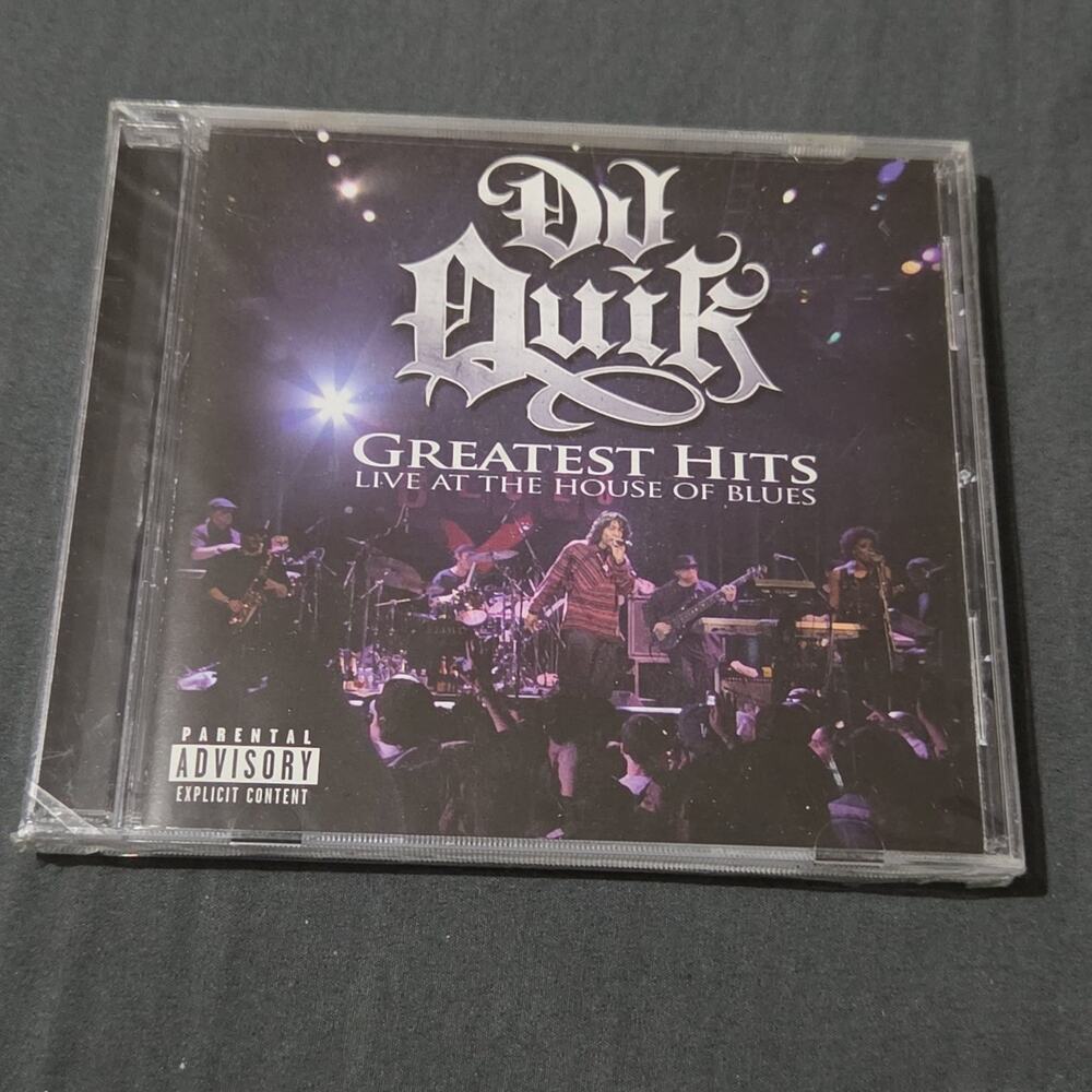 Vtg 2006 DJ Quik  Greatest Hits Live At The House Of Blues Promo CD